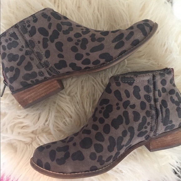 dolce vita animal print booties